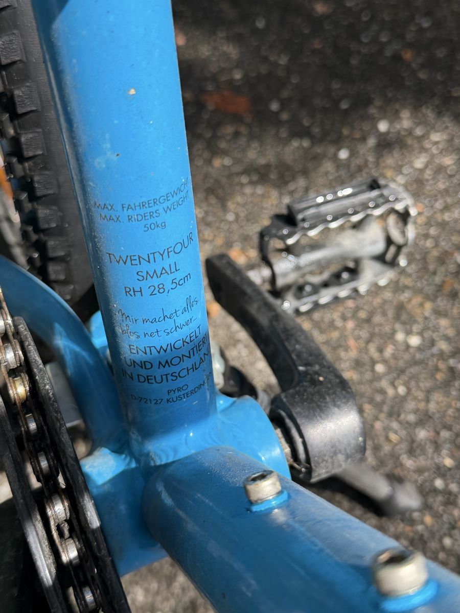 Pyro Biciclette: Kindervelo Pyro 24 Zoll gebraucht – Usato da Dornach venduto da Docpepper 1