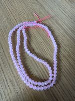 3mm facettierte Rosenquarz Perlen- neu