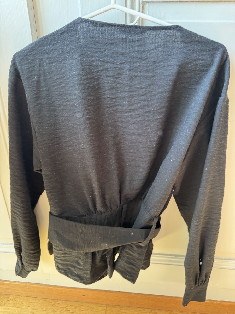 Blusen: BLACK WRAP blouse – Neu (gemäss Beschreibung) aus Bern von FashionK92 2