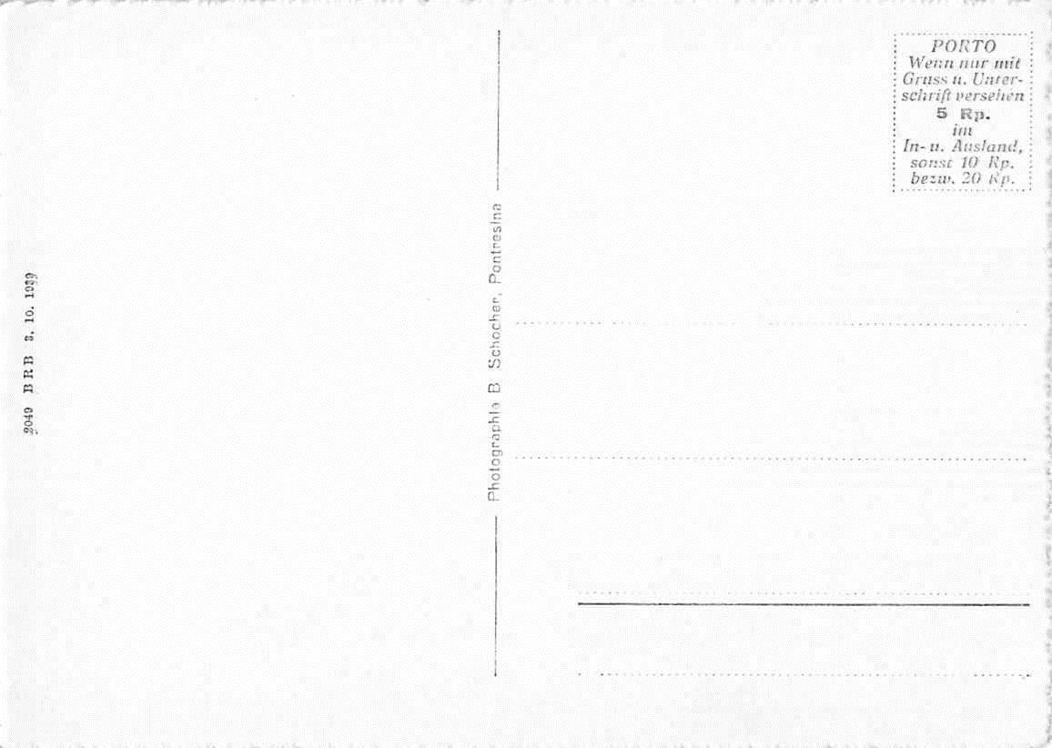 Cartoline postali: CELERINA SCHLARIGNA 1940 – Usato da Winterthur venduto da SchatzchischtliWinti 1