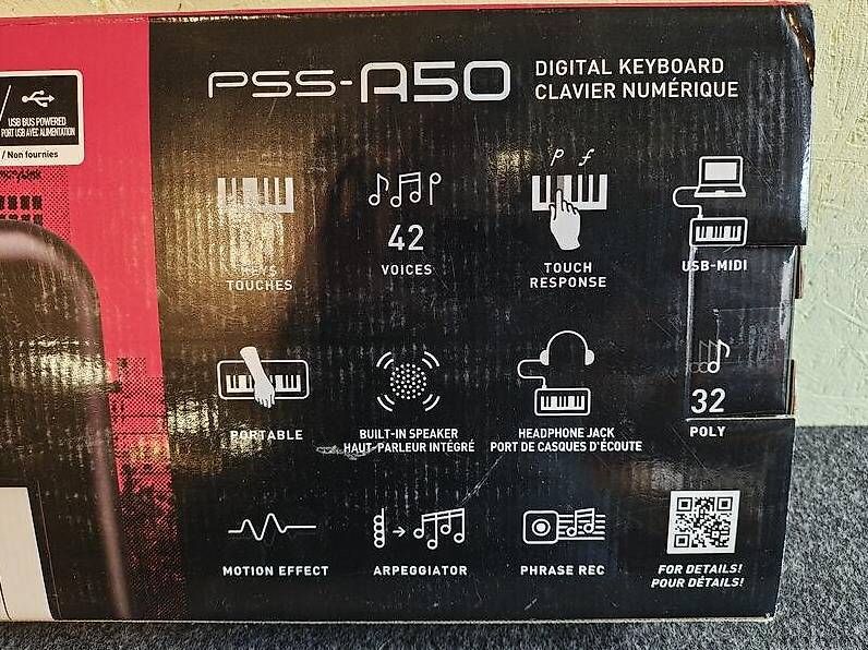 Yamaha Strumenti musicali: Keyboard Yamaha PSS-A50 neu – Nuovo e nell'imballaggio originale da Winterthur venduto da Winti-Piano 2