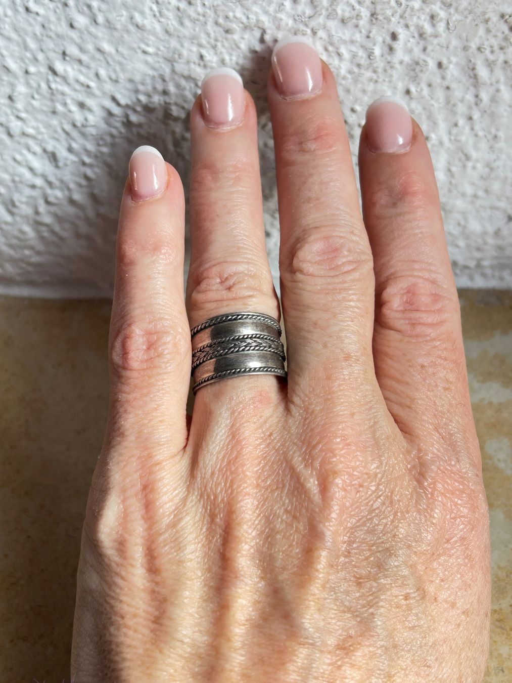 Anelli: Vintage Silberring römisch oder indisch (Grösse 58) – Usato da Laufen venduto da Bellebellezza 1