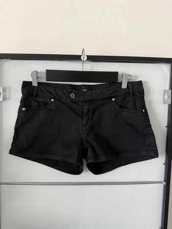 YES OR NO Shorts Schwarz Denim Look Slim Chic Gr.L