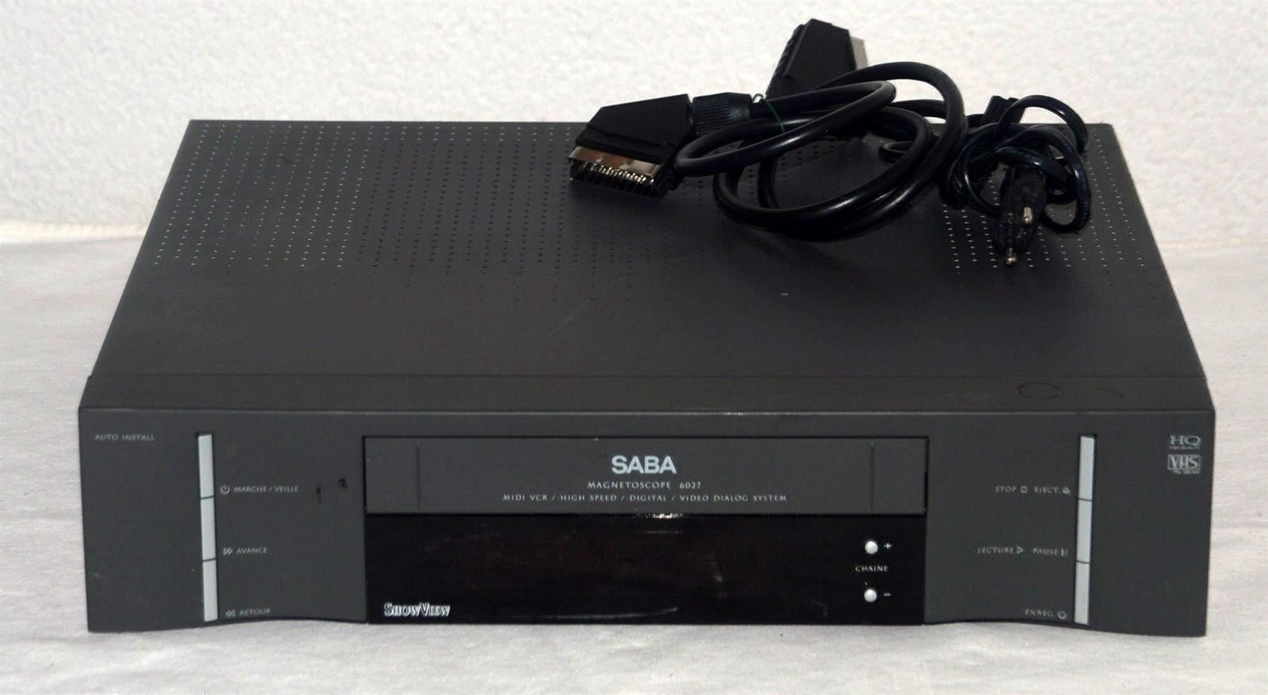 Registratori: Videorecorder VHS  Saba VR 6027 magnétoscope – Usato da Collonges venduto da arashee 1