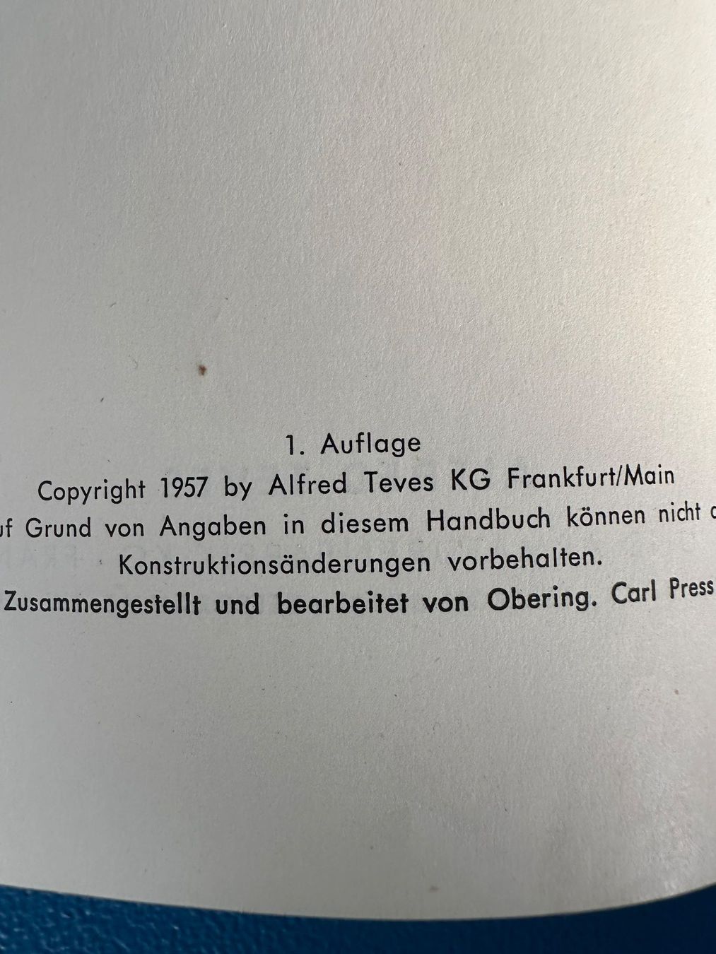 Livres: Bremsen - Handbuch  Ate , 1957 – D'occasion à Boswil par pavo1 1
