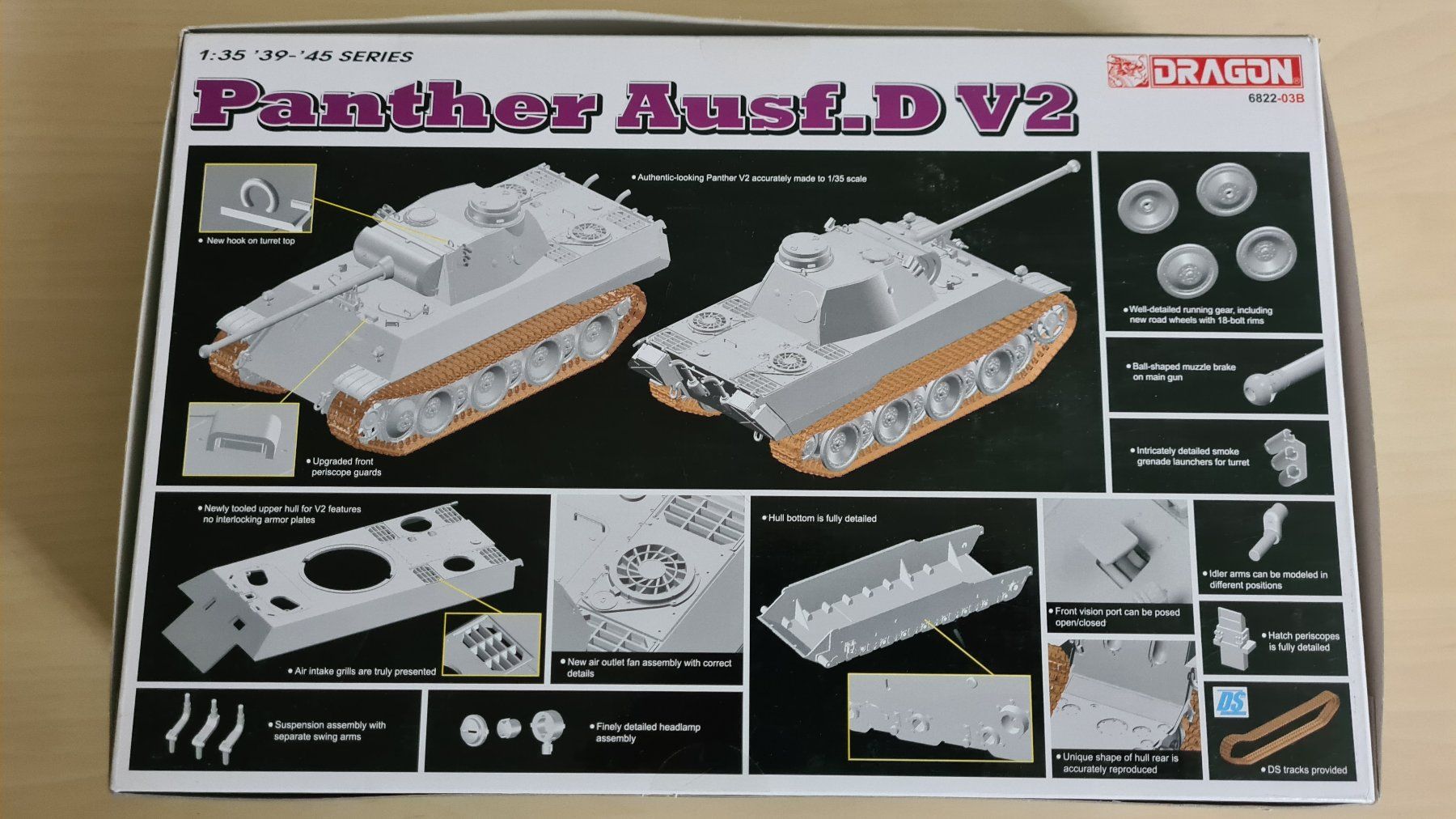 Kit di modellismo & Modellini statici: 1:35 Panther D V2 - Dragon 6822 – Usato da Bassersdorf venduto da jackbmw 2