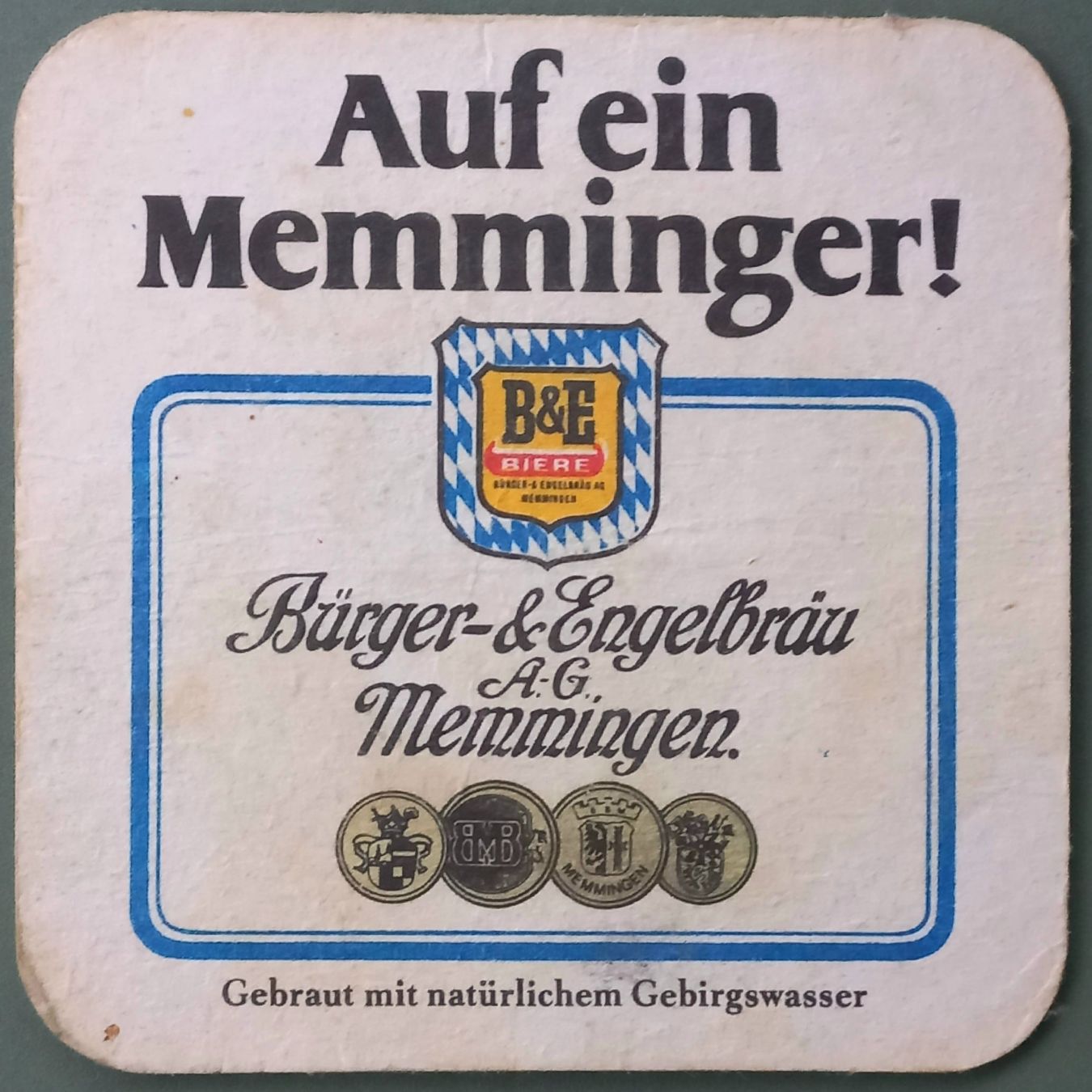 Sottobicchieri: Bierdeckel - Memminger - D – Usato da Niederuzwil venduto da lubimaja