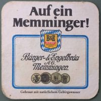 Bierdeckel - Memminger - D