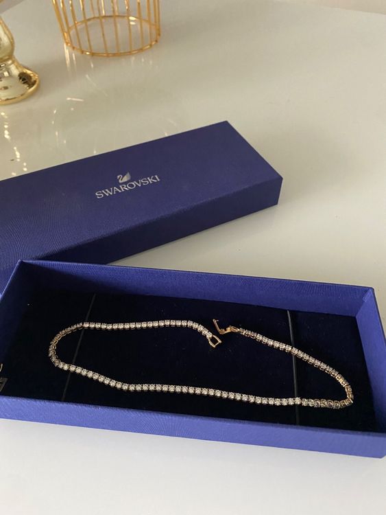 Swarovski Kette / Choker Tennis Deluxe Kaufen auf Ricardo