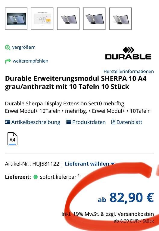 Giochi: neues Durable SHERPA EXTENSION SET 10 – Nuovo e nell'imballaggio originale da Necker venduto da liq24 3