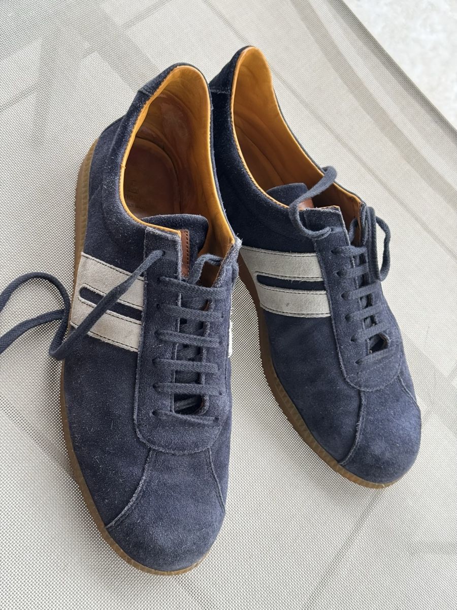 Scarpe da uomo: Ludwig Reiter Sneaker Leder 43 blau – Usato da Tägerwilen venduto da lenaschreiber