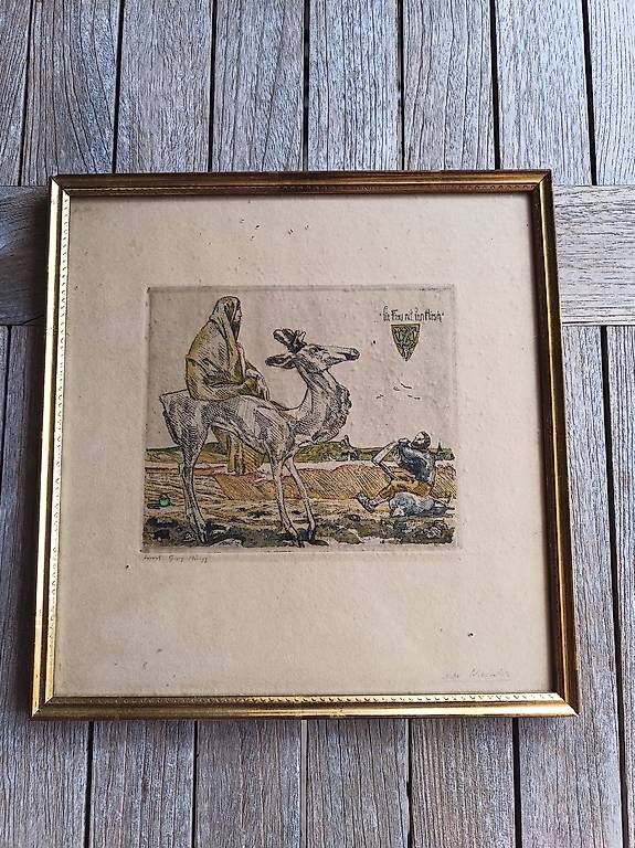 Foto & Immagini: Dame mit dem Hirsch – Usato da Grünenmatt venduto da Serge750