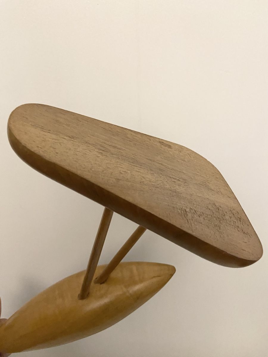 Statuette: Kranich Mid-Century Teak – Usato da Zürich venduto da Unique2400 2