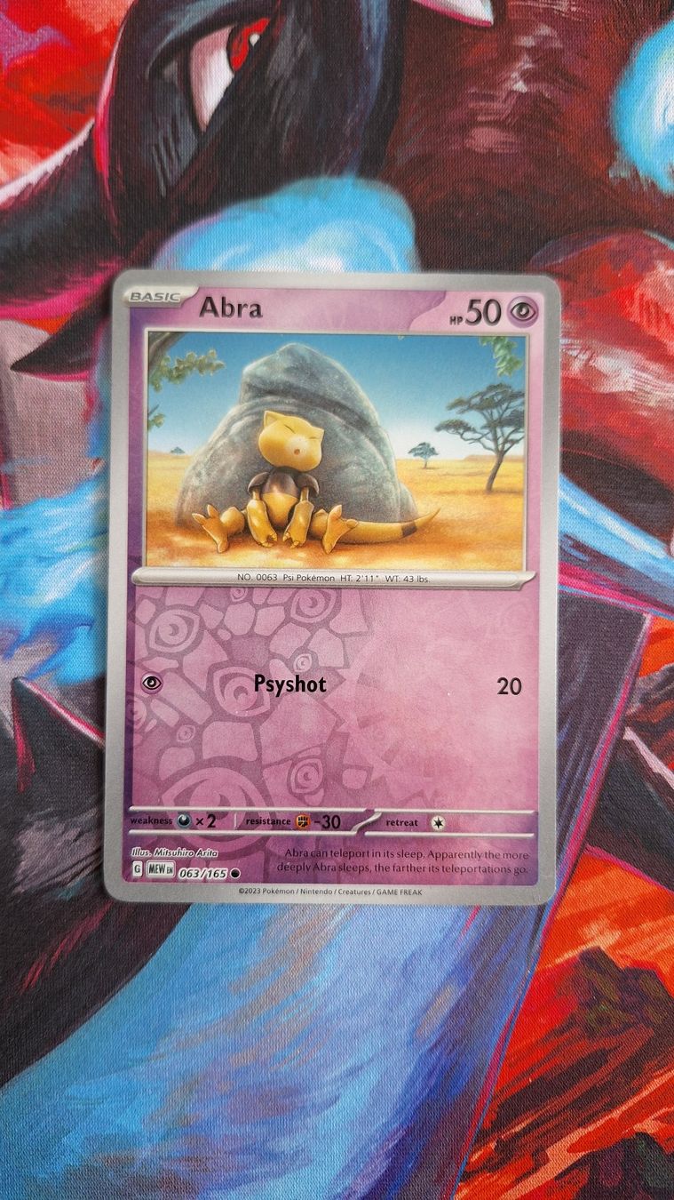 Pokémon Carte collezionabili: Abra - Reverse Holoe - Pokemon Mew 151 – Usato da Altstätten SG venduto da GGsGameshop