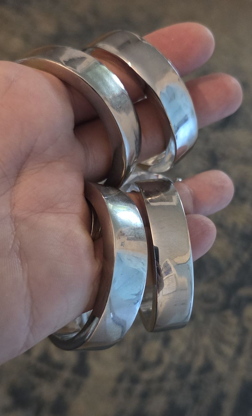 Sonstige Dekorationen & Accessoires: 4 Serviettenringe mit großem Stein – Neu (gemäss Beschreibung) aus Kloten von bur_6gp9 2