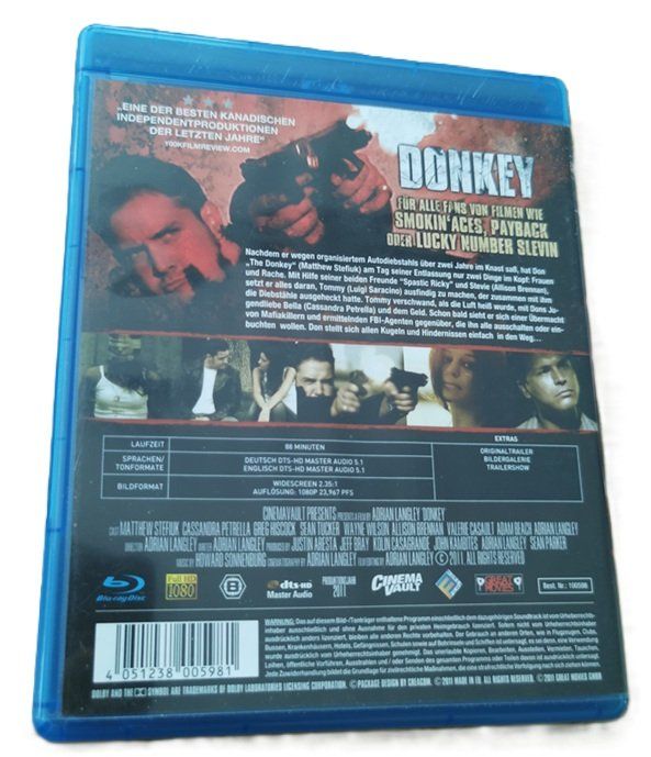 Tutti i DVDs: DONKEY (Blu-Ray, Wendecover) – Usato da Wilen b. Wollerau venduto da morethanmusic 1