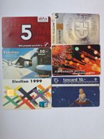 6 Telefonkarten, Swisscom und mehr!