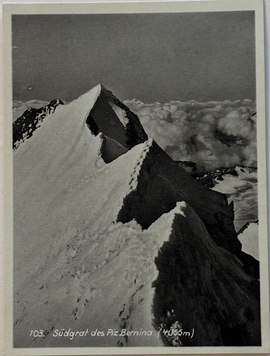 Cartoline postali: Sultana Zigarettenbild - Piz Bernina, Graubünden – Usato da Frauenfeld venduto da Merk52