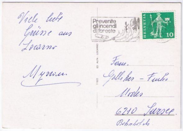 Cartoline postali: Locarno - 5 Bild AK – Usato da Binningen venduto da Mountainrider 1