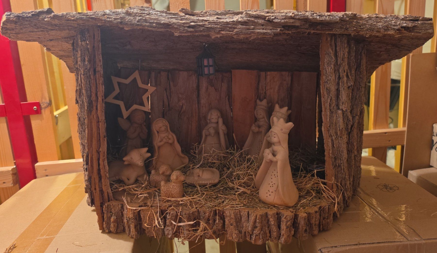 Tutte le decorazioni: Grosse Bischofzeller Weihnachtskrippe – Usato da Wittenbach venduto da Handfest 1