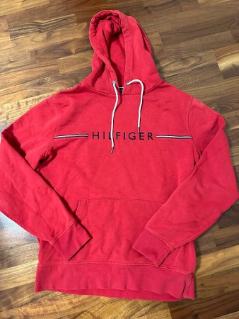 Kapuzen Sweatshirt von Tommy Hilfiger rot, grösse L