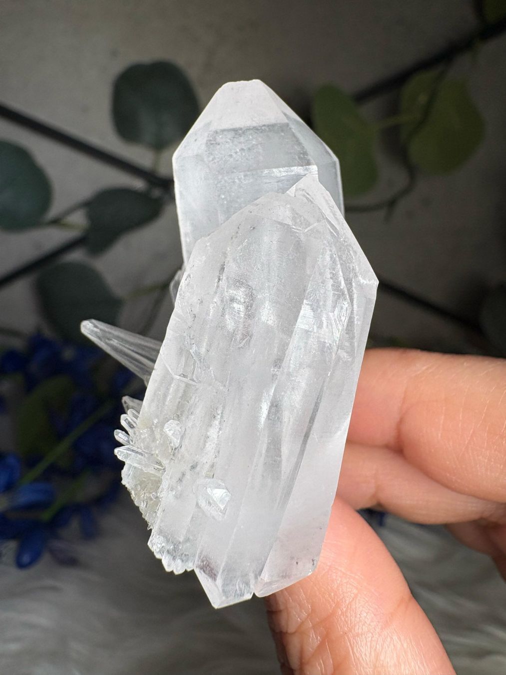 Minerali & Pietre curative: Kolumbianischer Lemurian-Quarz-Cluster – Nuovo (secondo la descrizione) da Neuheim venduto da m.hald 3
