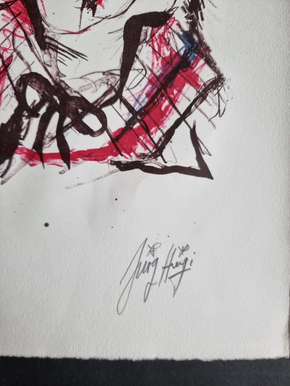 Grafiken & Lithographien: Jürg Hügi, LITHOGRAPHIE SIGNIERT NUMMERIERT – Gebraucht aus Gersau von grafik-kunst 2