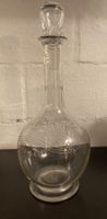 Karaffe mit Schliff Glas transparent gebraucht Zustand
