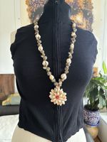 Muschel-Kette mit Muschelblumen Anhänger 📿🐚