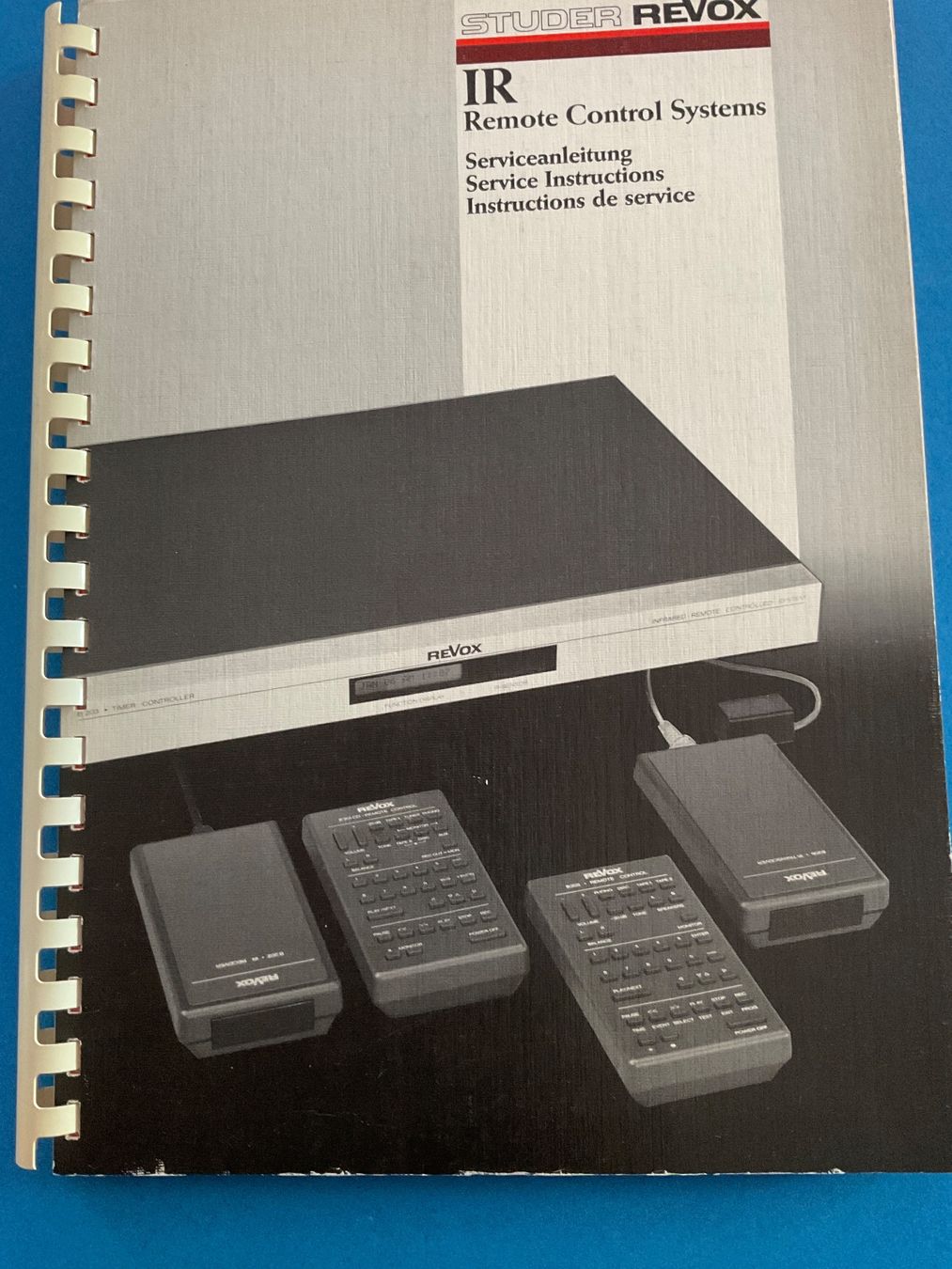 Revox Fernbedienungen: ReVox IR Remote Control System Serviceanleitung – Gebraucht aus Langenthal von RronJora