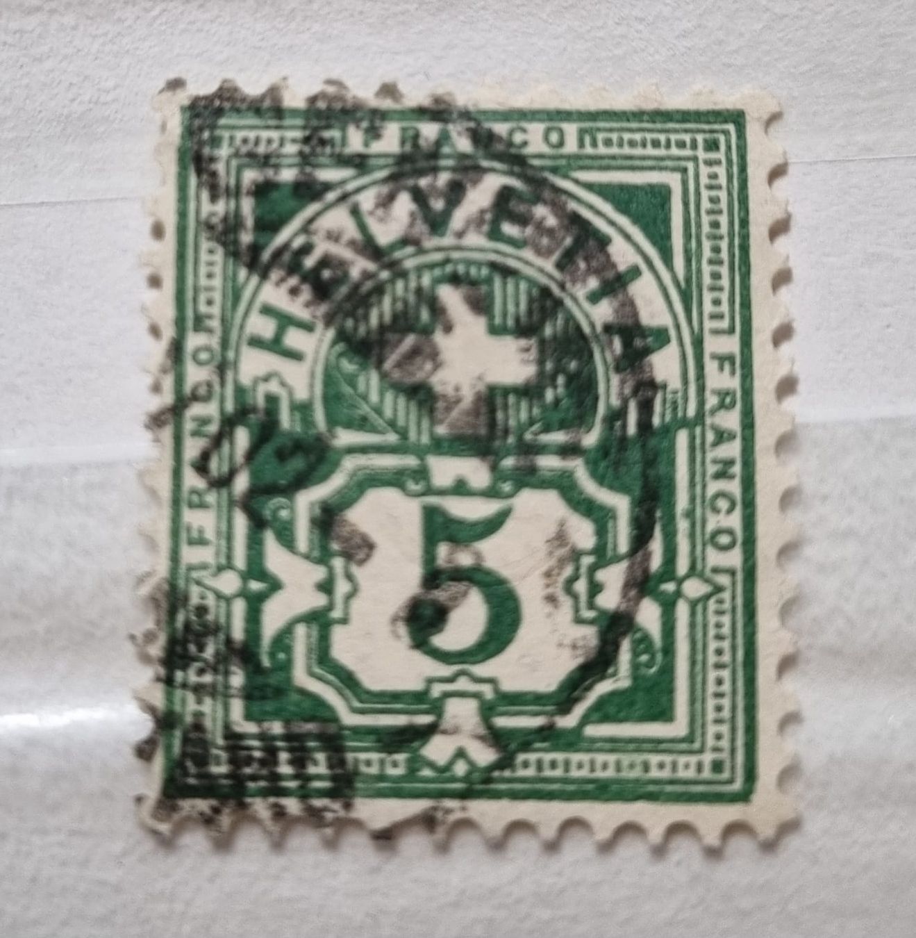 Tutti i francobolli: Schweizer Briefmarken um ca. 1900 – Usato da Jegenstorf venduto da mamoje 7
