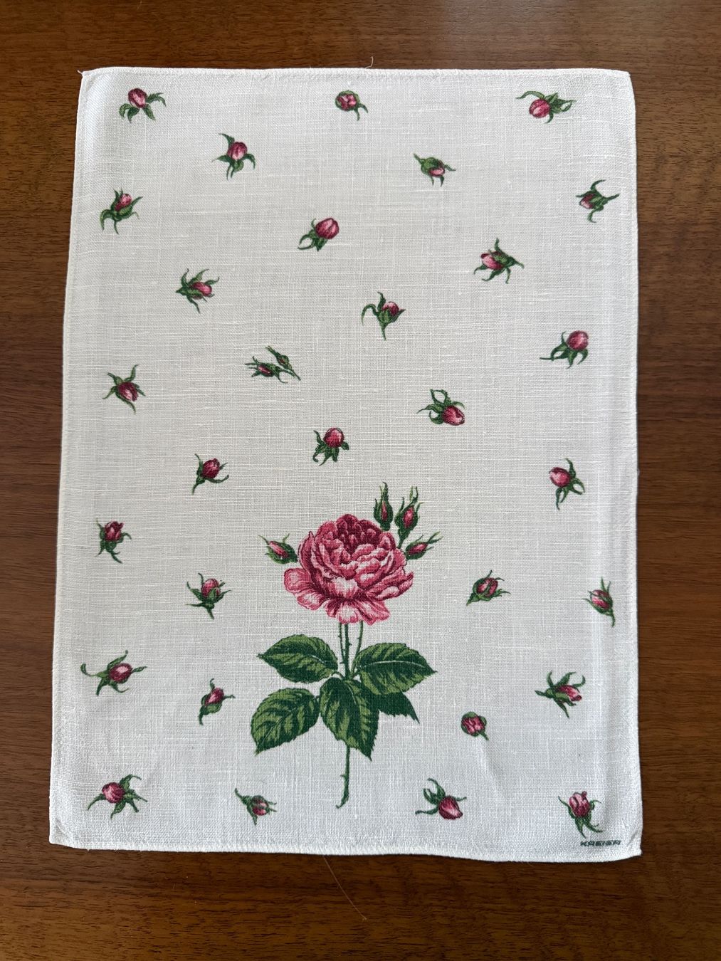 Altra biancheria da tavola: KREIER Tischset mit Rosenmotiv – Usato da Erstfeld venduto da Uhu1980
