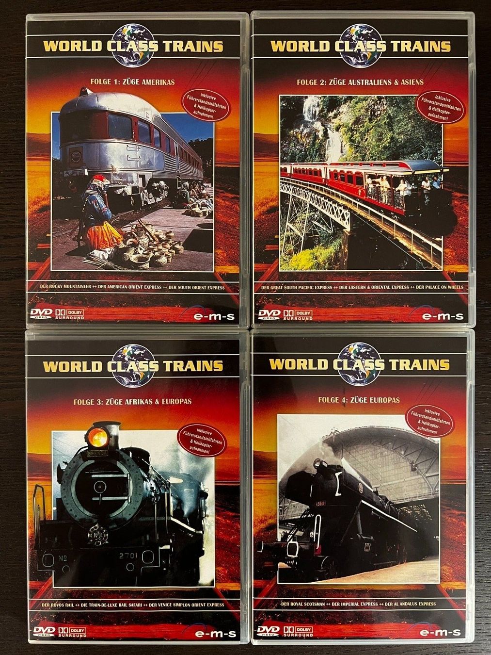 Tous les DVDs: World Class Trains Collection – D'occasion à Zürich par FilmFreunde