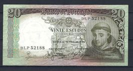 Portugal 20 esc. 1954