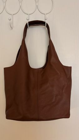 Handtasche Leder braun mit Innentasche guter Zustand
