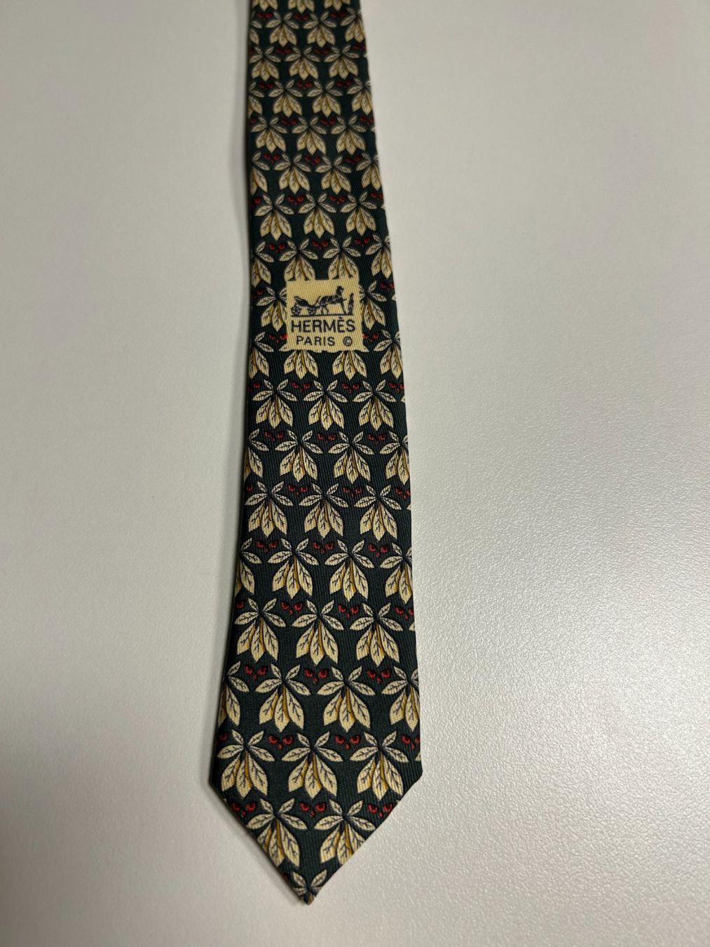 Hermès Krawatten: Hermès Blätter Krawatte – Neu (gemäss Beschreibung) aus Bern von kurtikobolt74 4