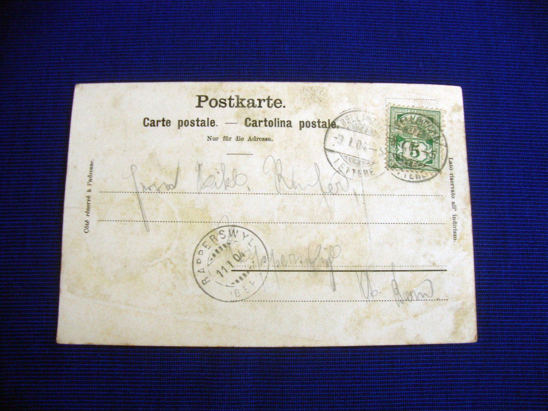 Cartes postales: Gotthardbahn - Goeschenen Uralte Postkarte 1904 – D'occasion à Döttingen par Kubuli1 1