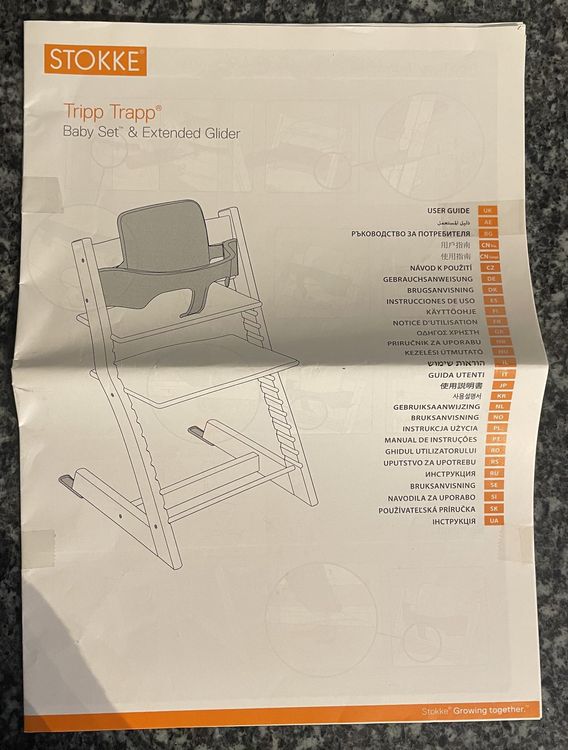 Stokke Tripp Trapp mit Baby Set 7