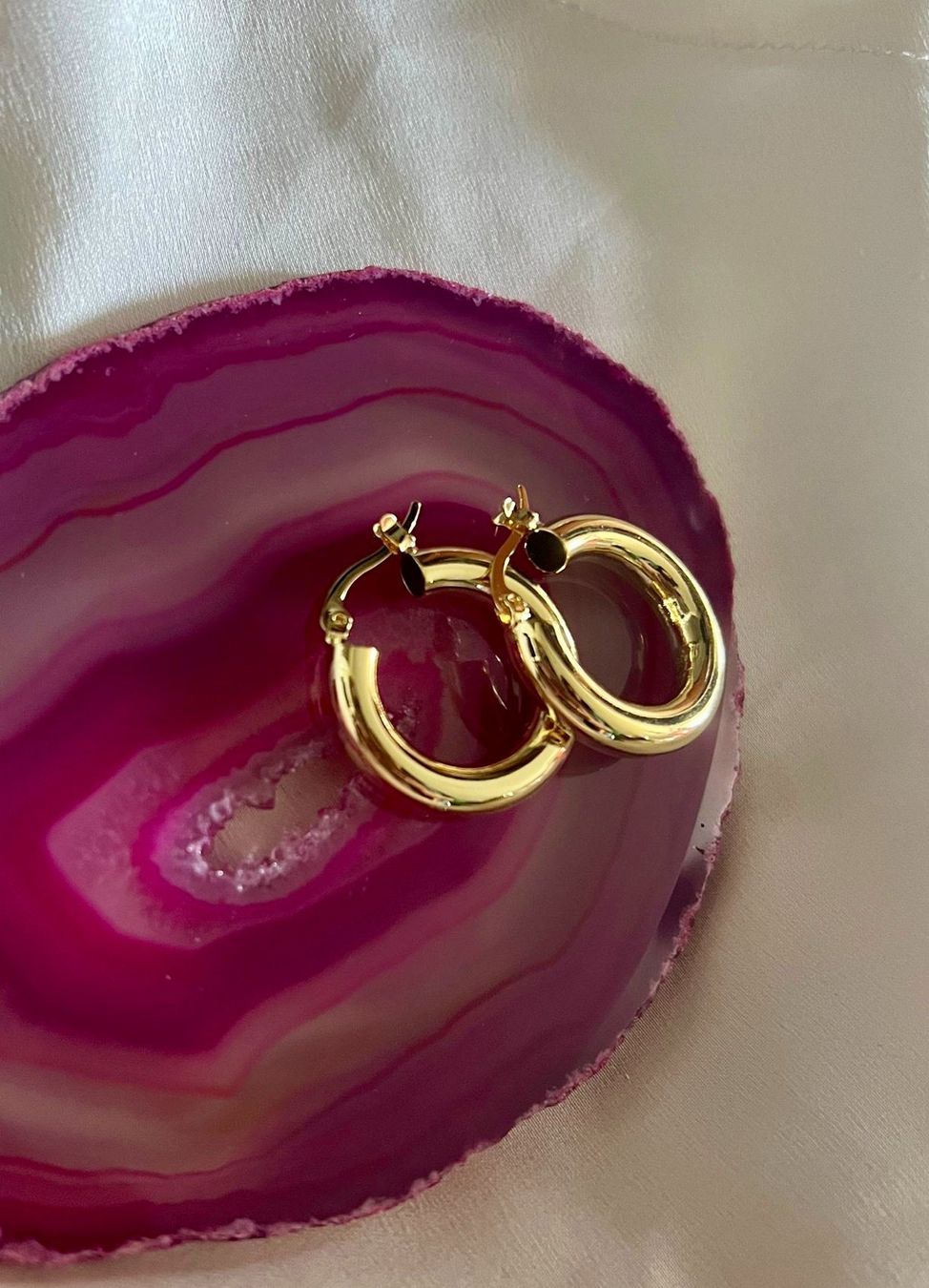 Orecchini pendenti & Orecchini a lobo: Créoles en argent doré - tampon 925 – Nuovo e nell'imballaggio originale da Thônex venduto da Swiss-Jewels 3