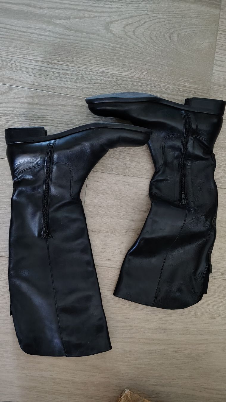 Chaussures femmes: Botte en cuir  – D'occasion à Puidoux par Sophia70 1