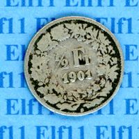 CHF___0.50 1901 s 50 Rappen