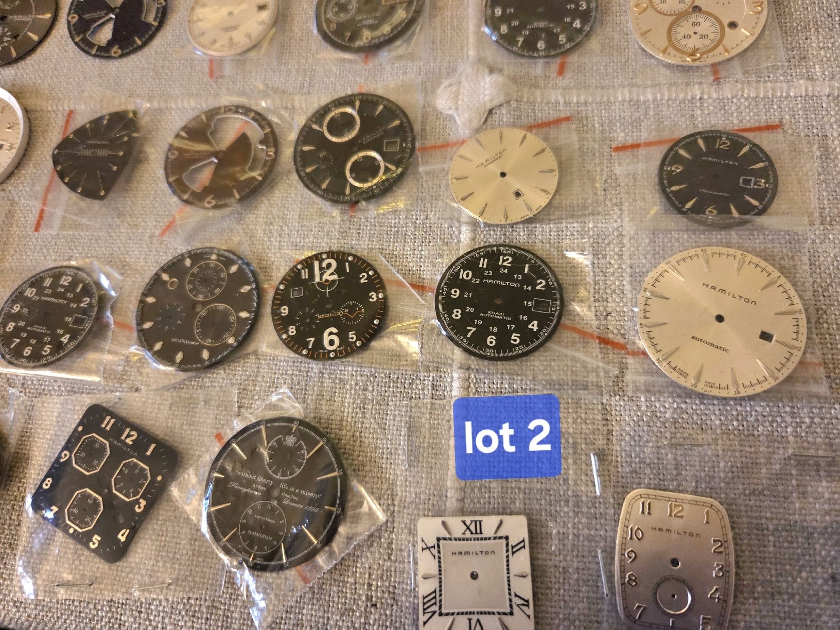 Hamilton Orologi: lot de cadrans Hamilton ( 30 pcs) – Usato da la Chaux-de-Fonds venduto da Firenze6 4