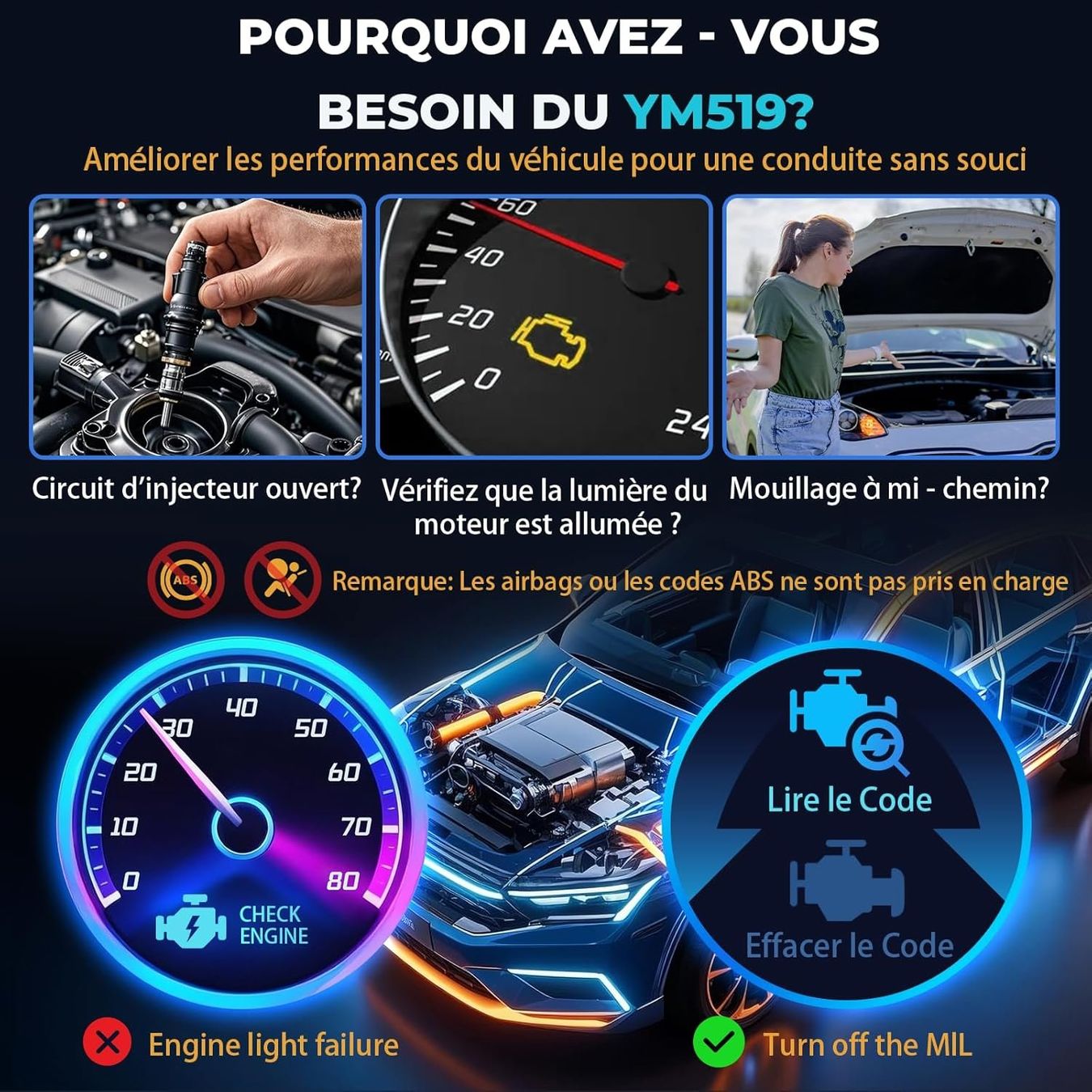 Messen: OBD2 Scanner Auto Diagnosegerät mit Batterietester – Neu und originalverpackt aus Genève von Lotus-18 8