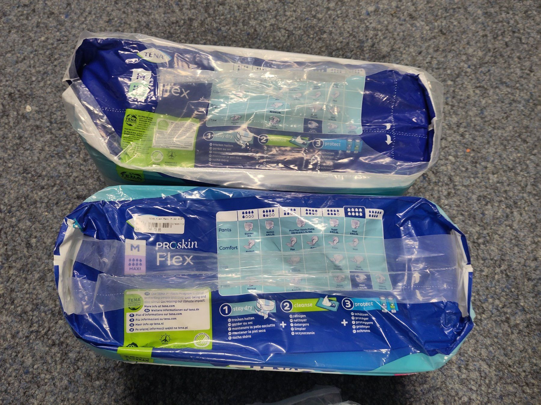 Secchi per pannolini & Pannolini: Tena Flex Maxi, Super, Molicare Slip - Medium - total 73pcs – Nuovo (secondo la descrizione) da Givrins venduto da Bartuzn 1
