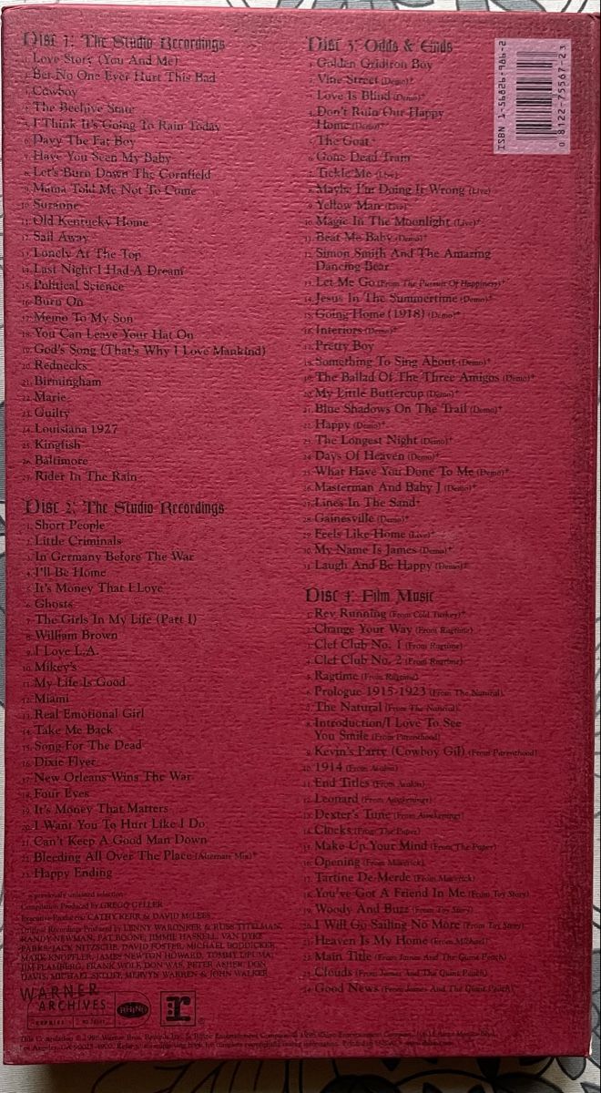 CDs: Randy Newman - Not guilty - 4 CD Box – Gebraucht aus Olten von Bluespapst 1