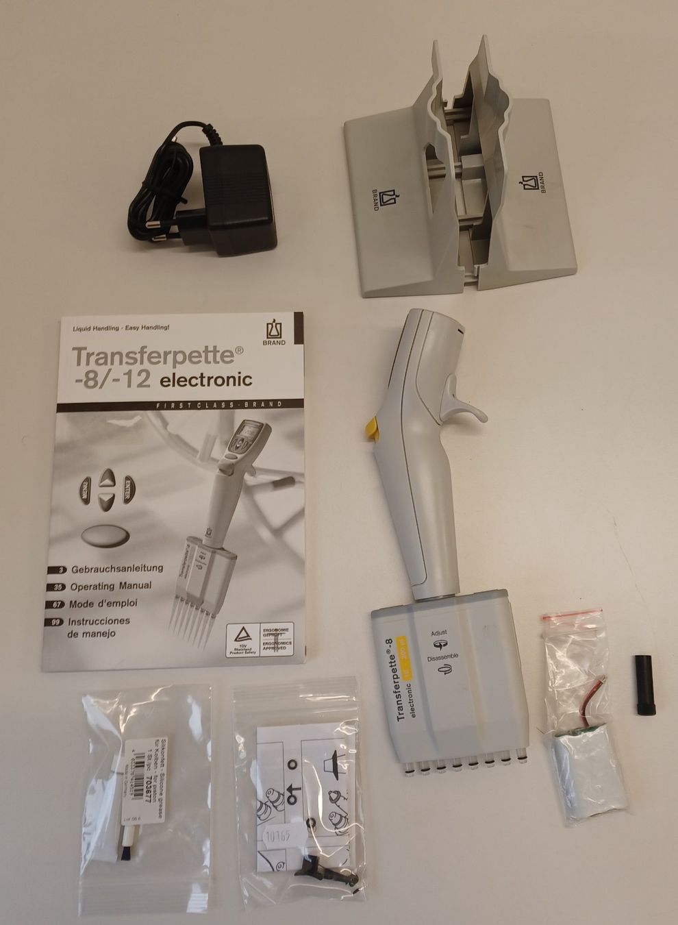 Accessori da laboratorio: Brand Transferpette 8 electronic 8-channel pipette – Usato da Niederdorf venduto da LeptonAG_Labor 1