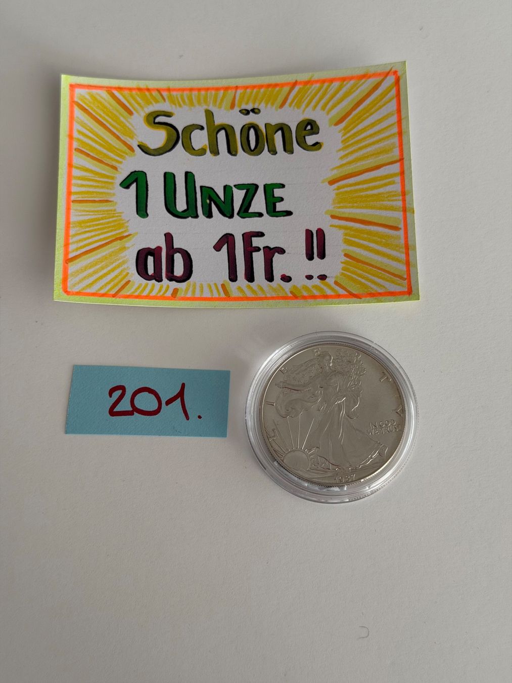 Alle Münzen: Schöne Unze 1987 – Gebraucht aus Engi von kasi09