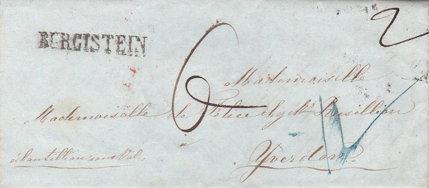 Tutti i francobolli: 1844, "Burgistein", Stabstempel – Usato da Wenslingen venduto da riger11