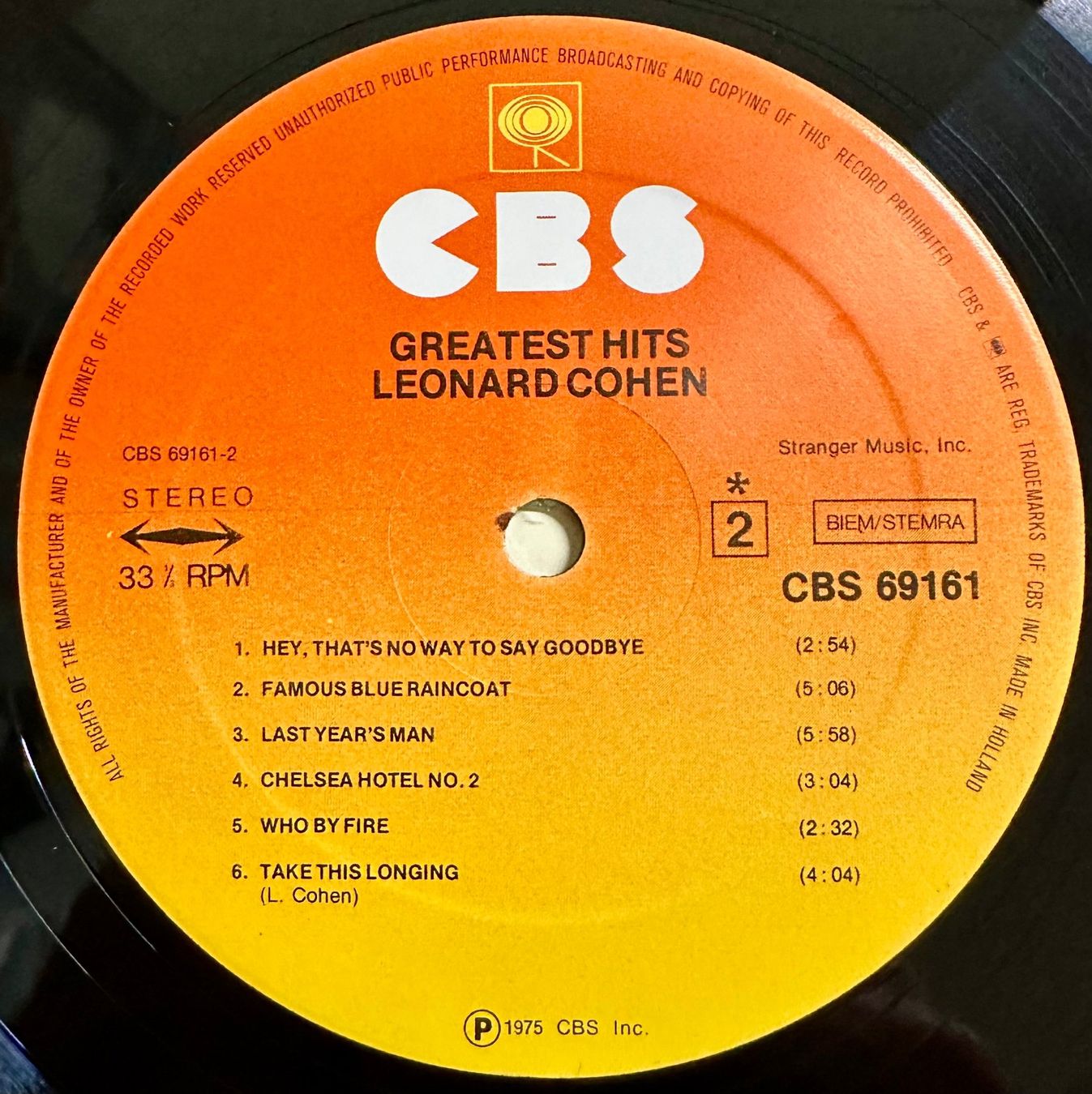 Dischi in vinile: Leonard Cohen - Greatest Hits // LP: VG+; Sleeve: VG – Usato da Zürich venduto da saltbee 3