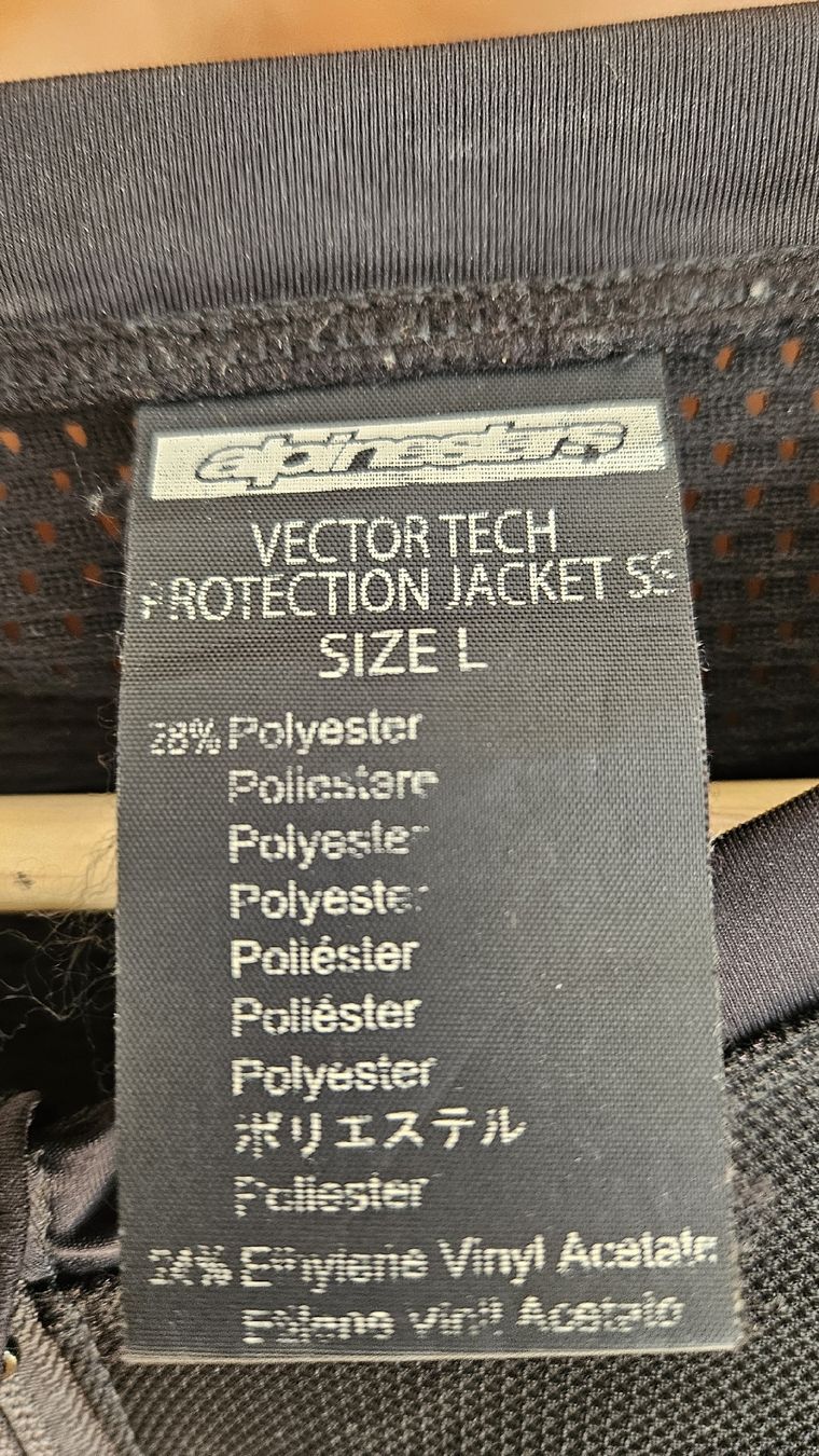 Alpinestars Protezioni & Imbottiture: Alpinestars Vector Tech Protection Jacket Short Sleeve, L – Usato da Zürich venduto da OegC 2